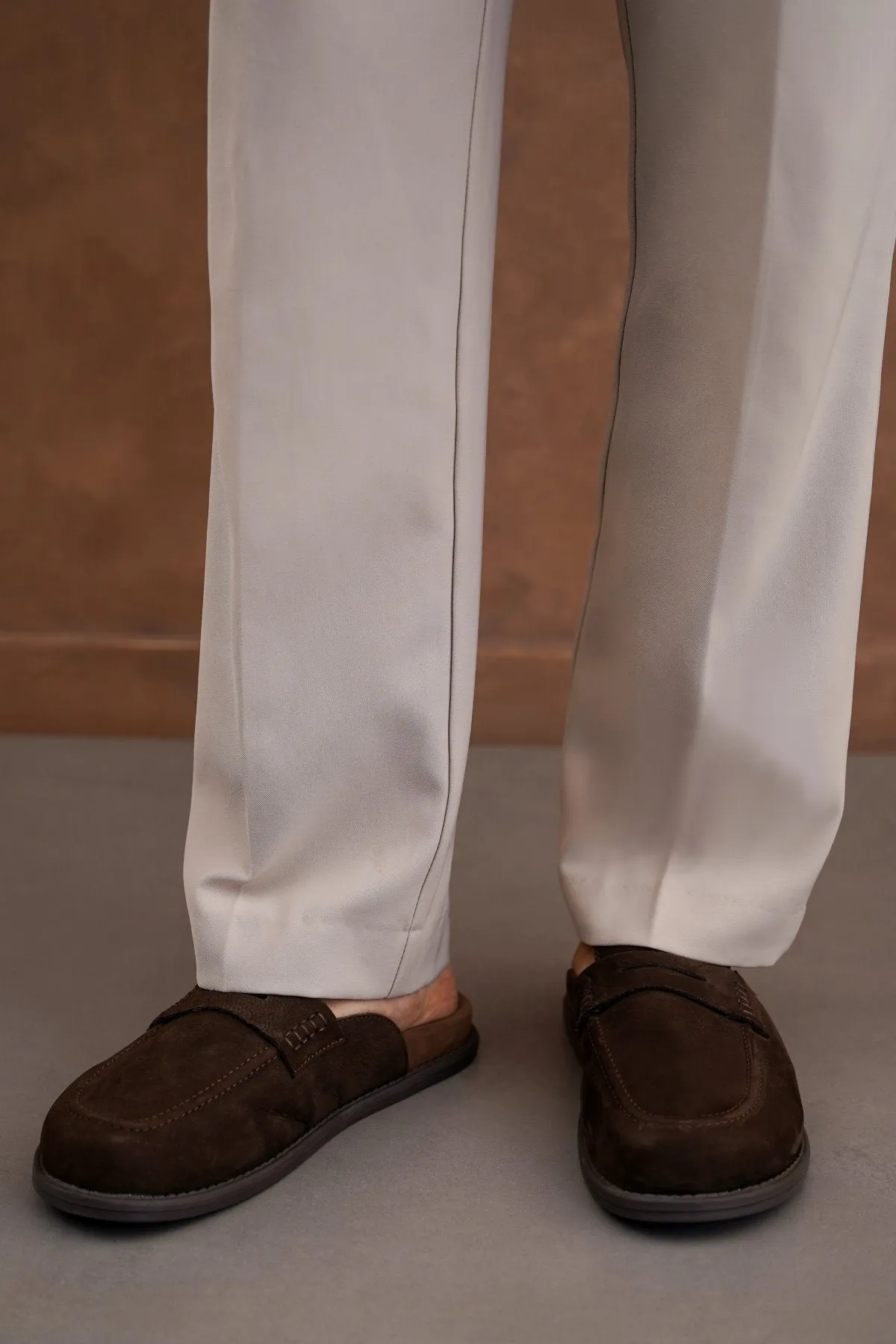 Bold flair PEBBLE GRAIN MULES