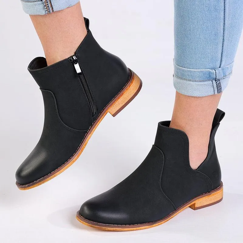 Pierre Cardin Adrienne 2 Boot - Black Slip Resistant Night Travel