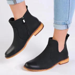 Pierre Cardin Adrienne 2 Boot - Black Slip Resistant Night Travel