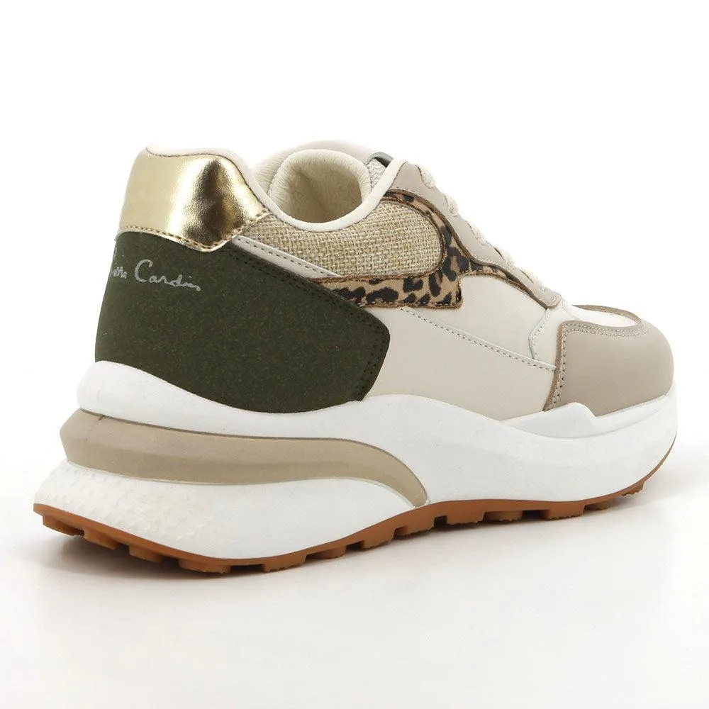Pierre Cardin Belle 1 Sneaker - Beige Multi Easy Fit