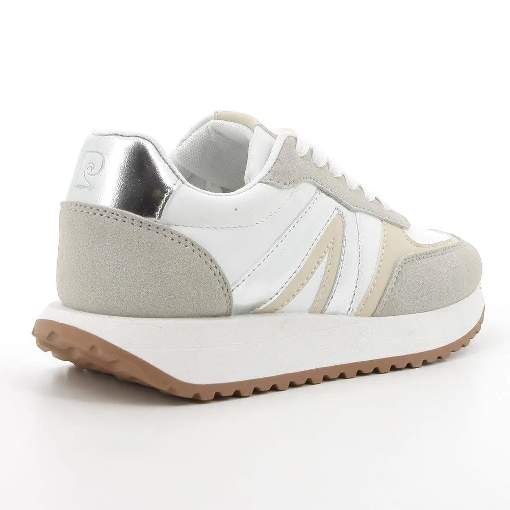 Pierre Cardin Blindee 5 Sneaker - White / Multi foldable
