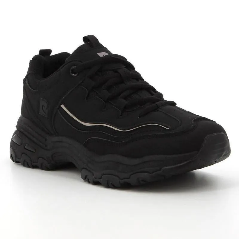 Outfit Ease Pierre Cardin Ladies Chunky Sneaker- Black Mono
