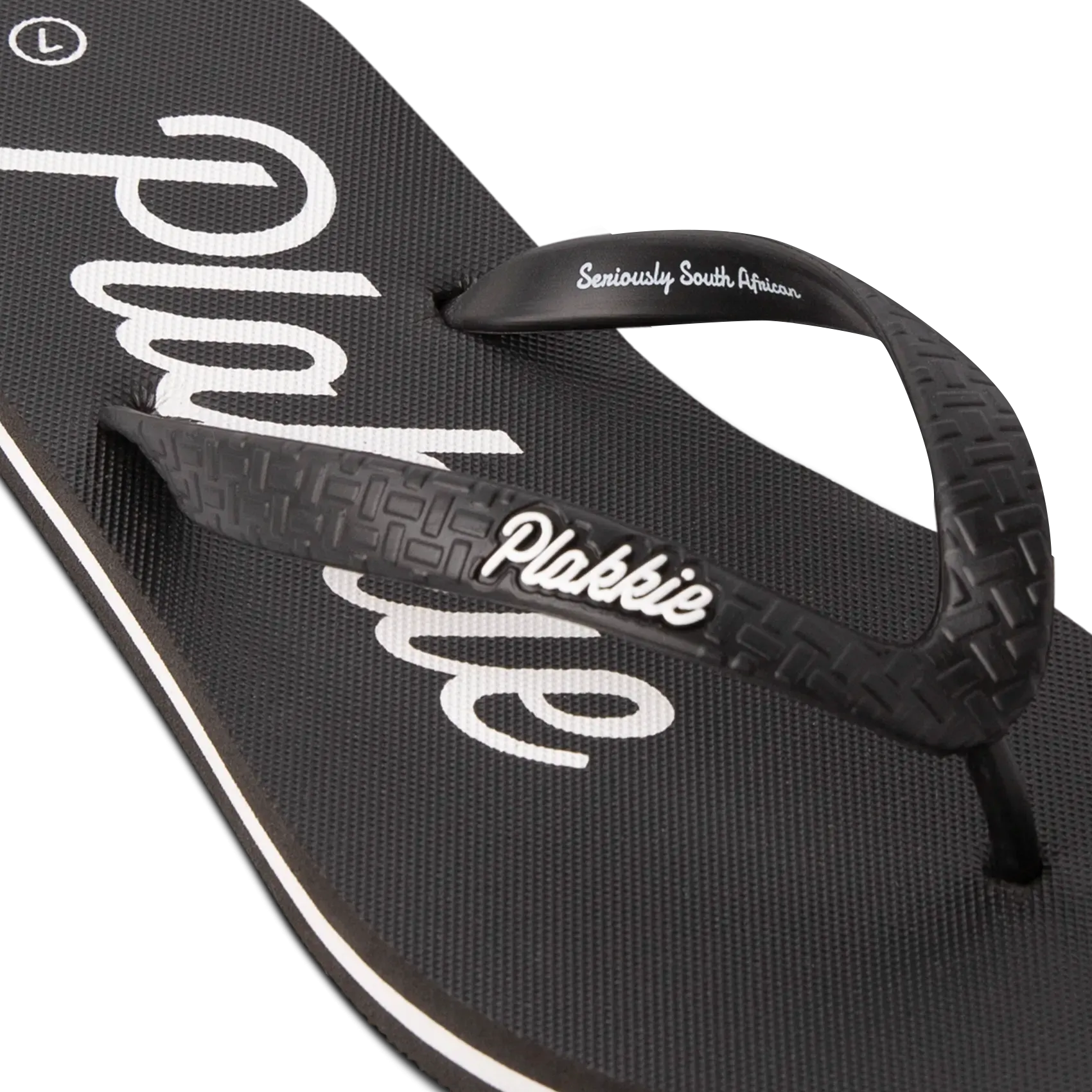 Plakkie Kelly's (Black and White) Mud Resistant Daily Walks Breathable Sole