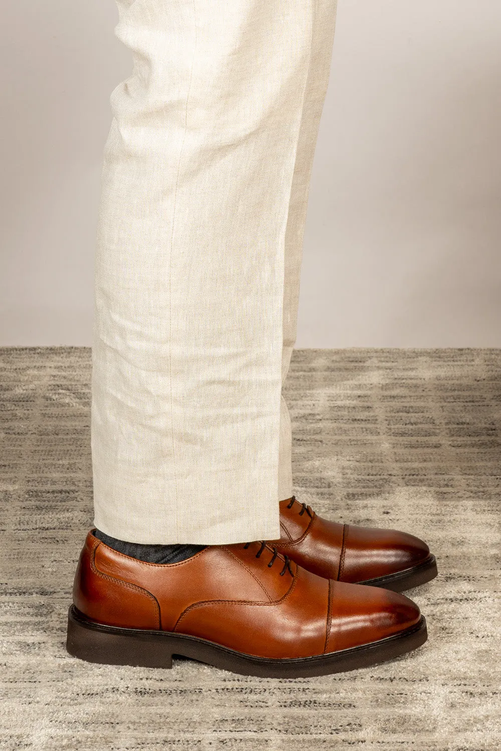 Low Heel Sturdy Shade Flint Tan