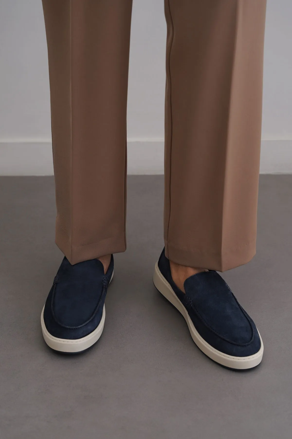 SUEDE LEATHER LOAFERS office - specific functions Soft Traction