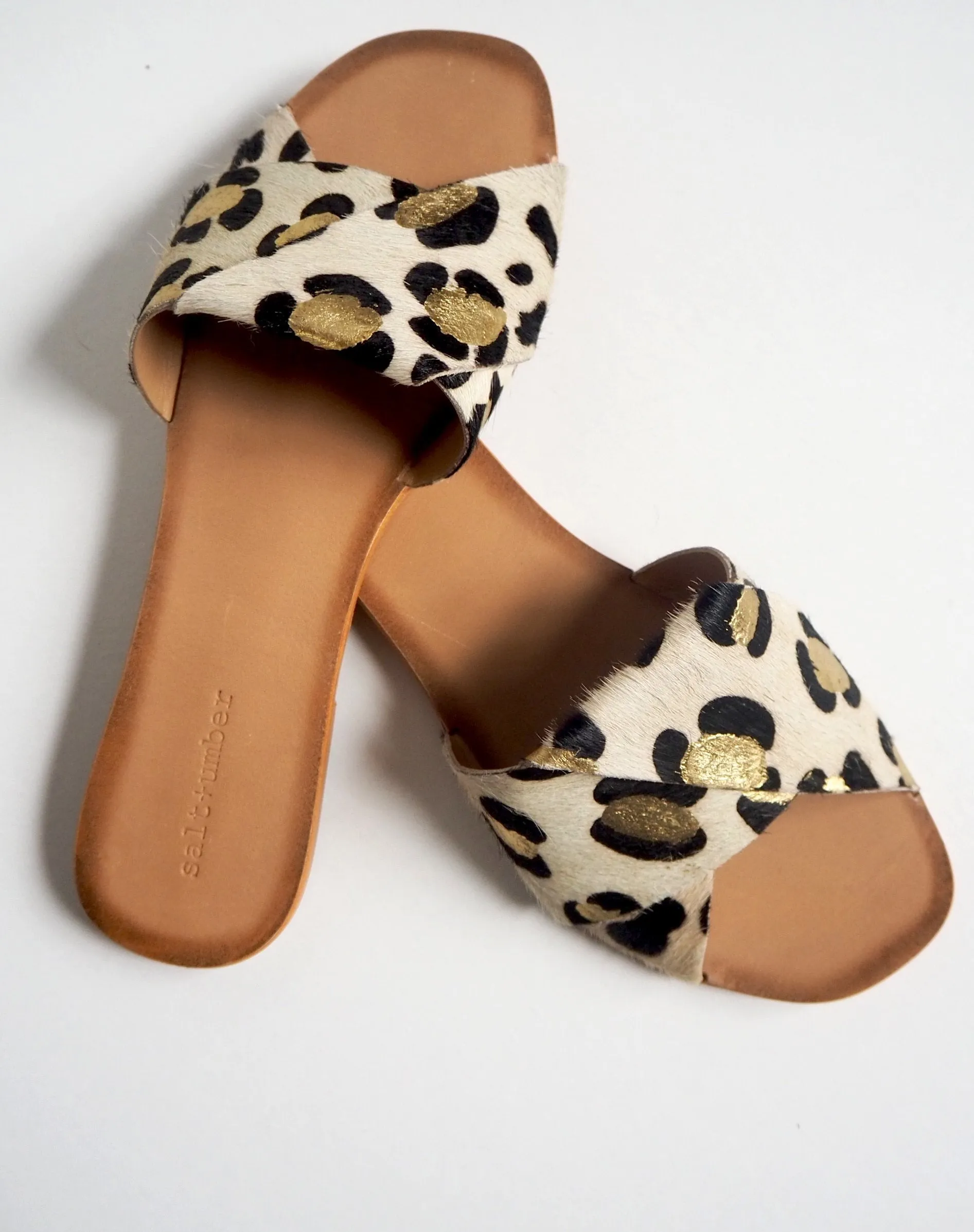 Bora Bora - Leopard Metallic loafer