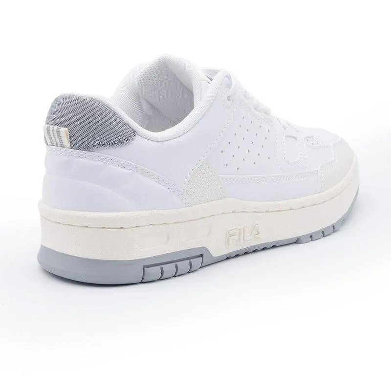FILA - Rissmo Lo Sneaker - White/Ultimate Gray/Gardenia Reinforced Heel Guard Neutral Colors