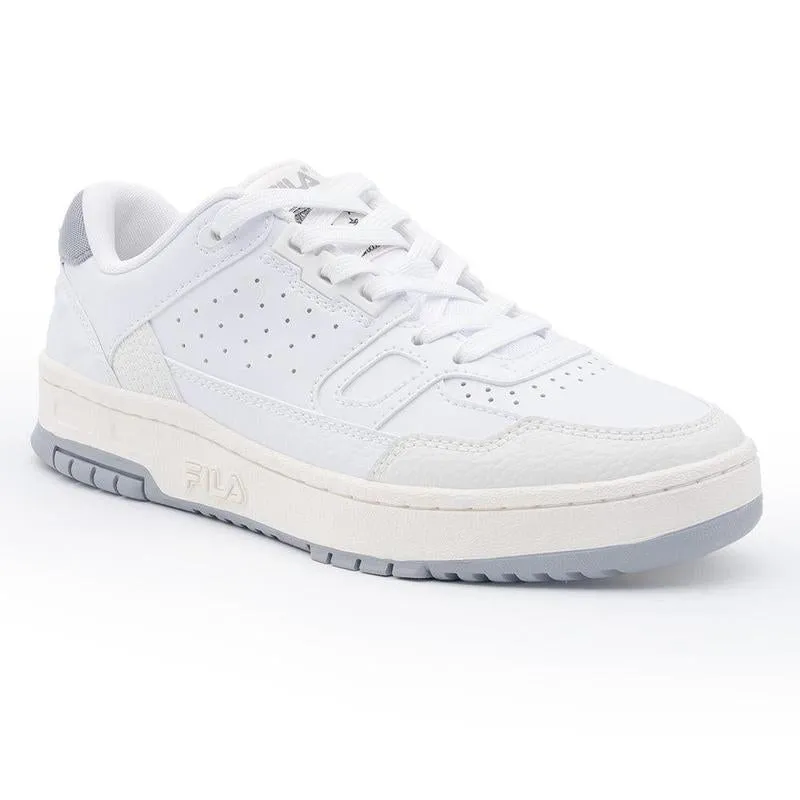 FILA - Rissmo Lo Sneaker - White/Ultimate Gray/Gardenia Textured Tread Core Motion
