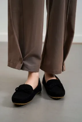 Wide Base Support Thermoregulating Fabric REAL LEATHER LOAFERS