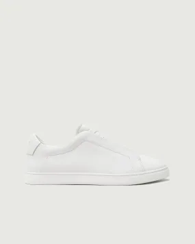 Low 1 Laceless | White Stacked Heel