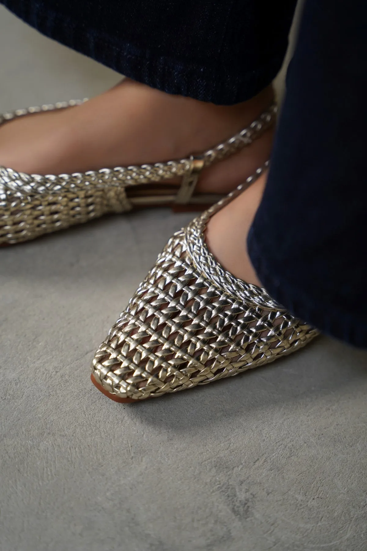 most beach WEAVE SLINGBACKS