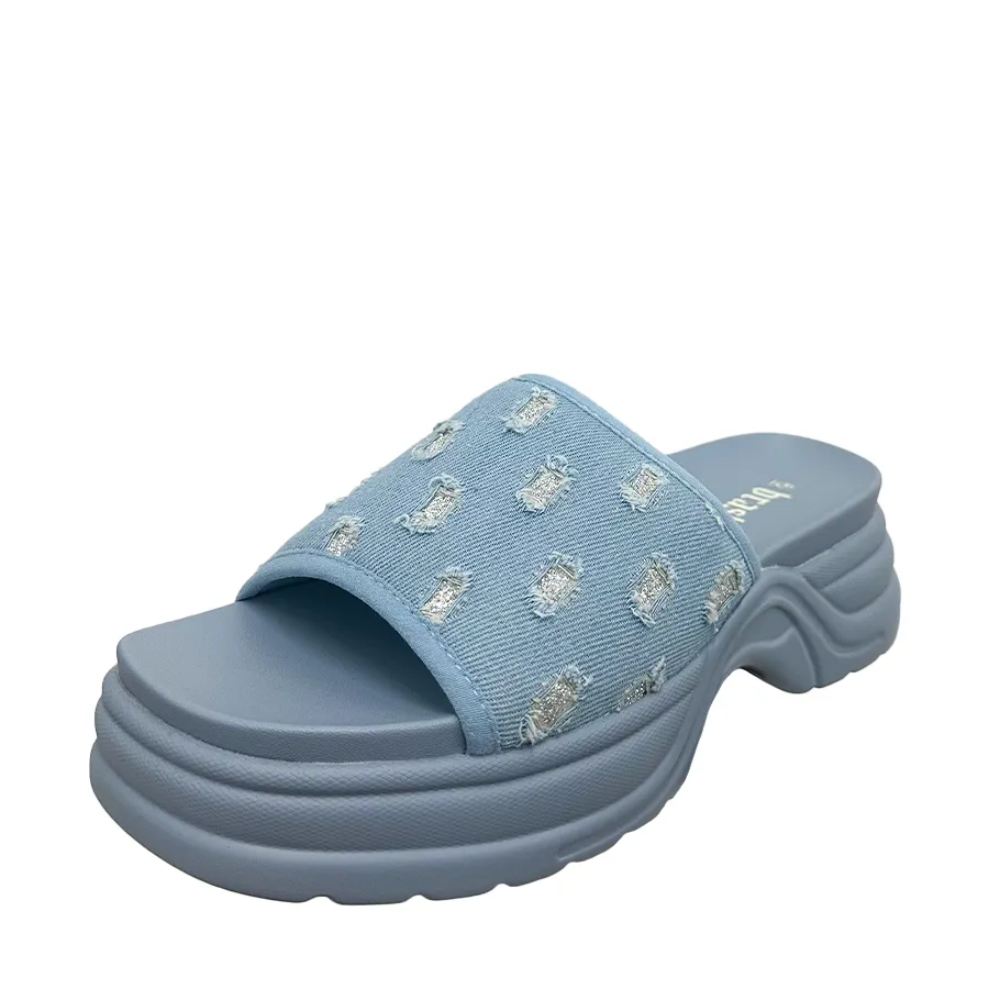 Payless Brash Women's Dianca Platform Sandal Reflective Safety Accents