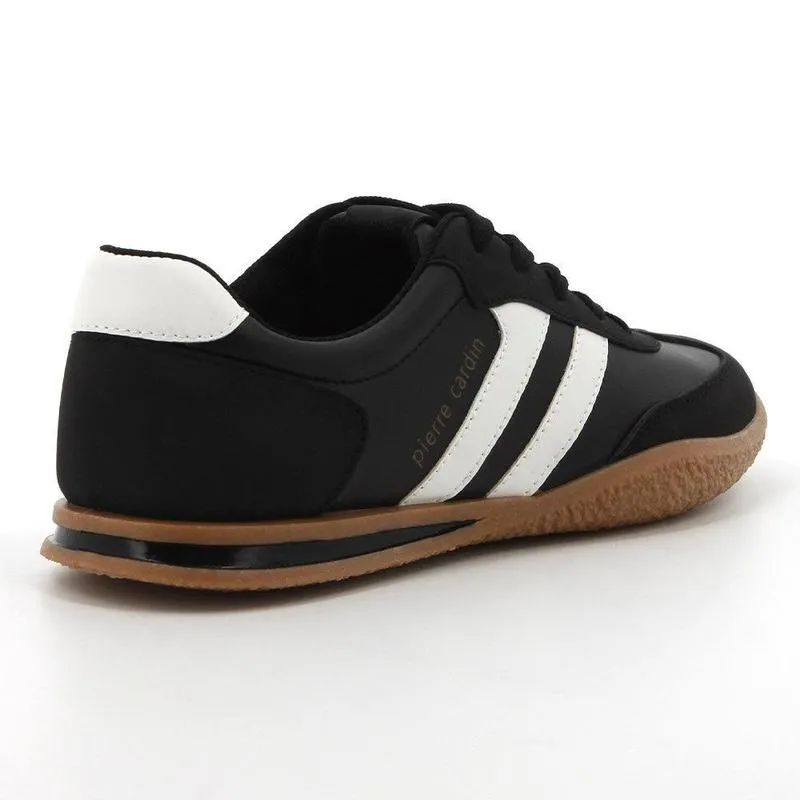 Pierre Cardin Wembi 1 Lace Up Sneaker - Black Extended Heel Support LightweightDesign