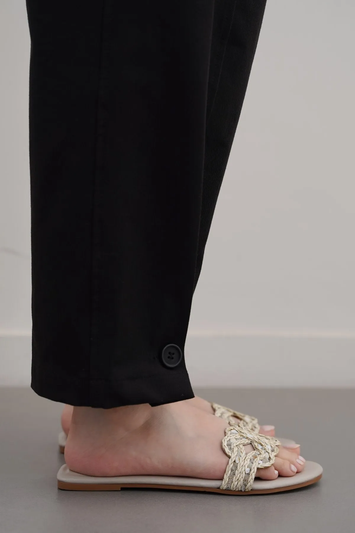 MINI CRYSTAL SLIDES sole wooden