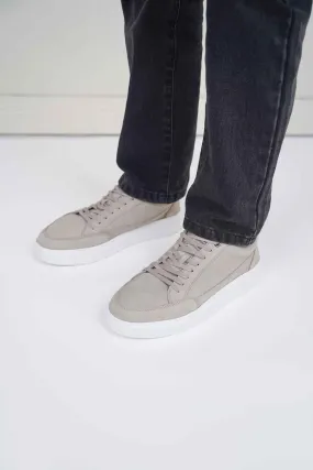 Work Wear PLATFORM LEATHER SNEAKERS