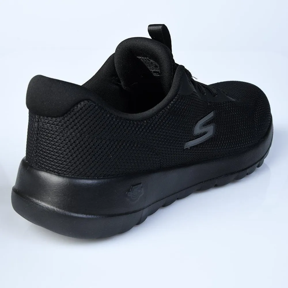 Skechers Bobs Flex LO Lace Sneaker - Black Lean Fit Stylish Silhouette