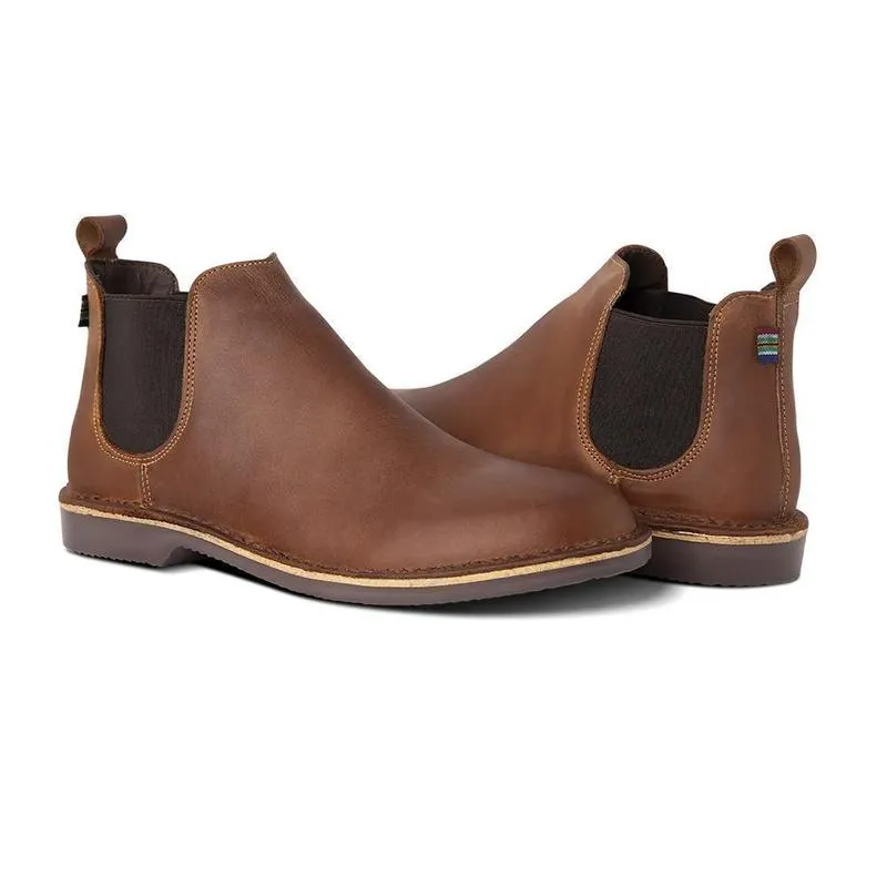 Heavy Use Breathable Active Nomad Veldskoen Woodstock Leather Boot - Brown