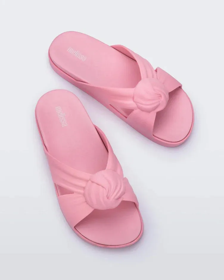 Plush Slide - Pink Shock - absorbing midsole