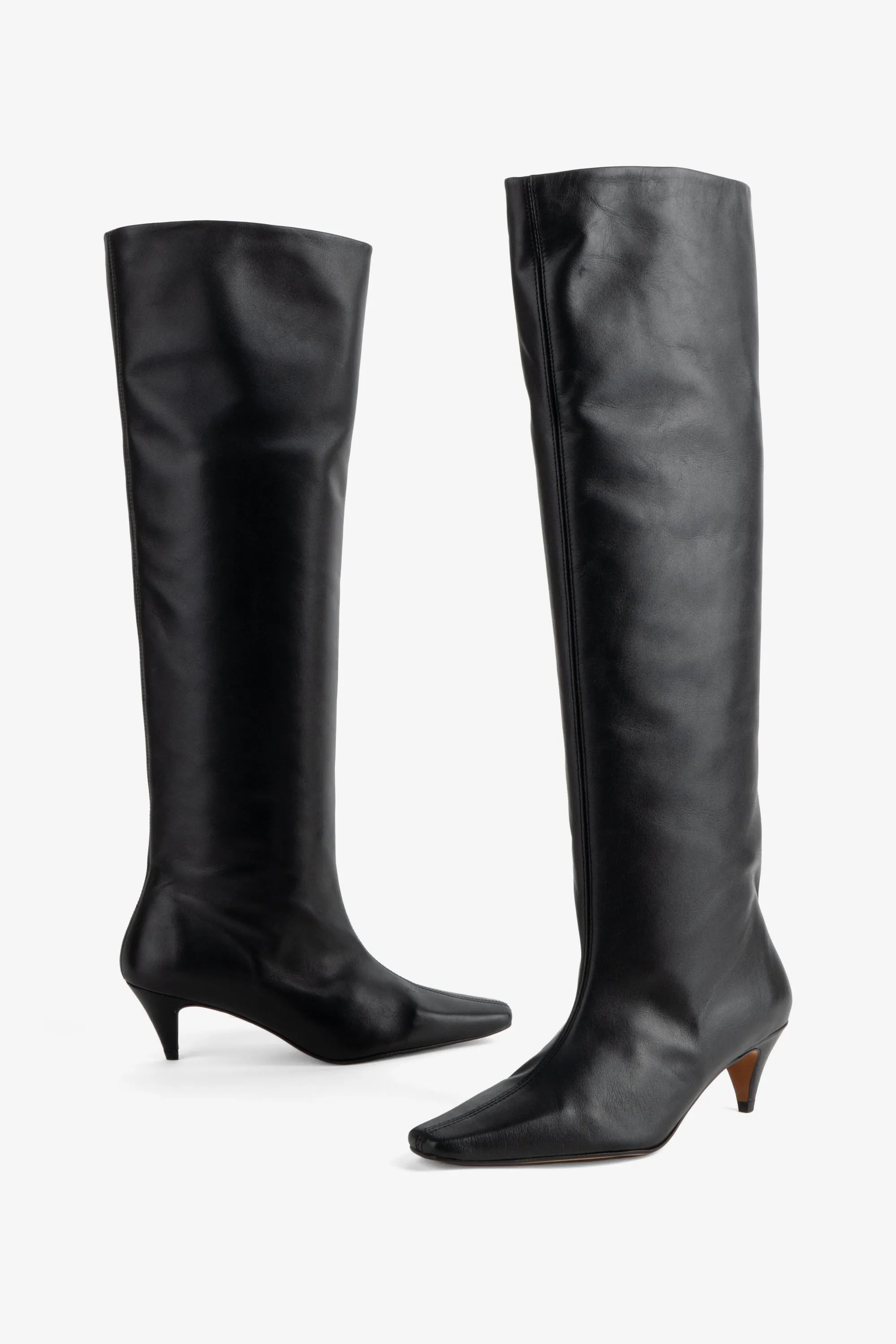 Minimalist Sassafrass Knee High Boot - Black