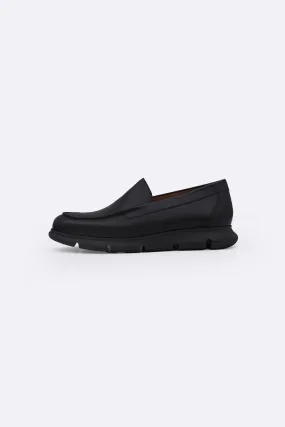Tear Resistant Knit AIR-SOLE LEATHER LOAFERS