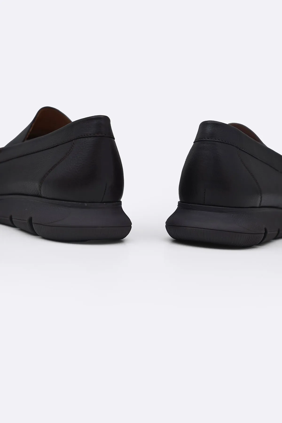 AIR-SOLE LEATHER LOAFERS deepest