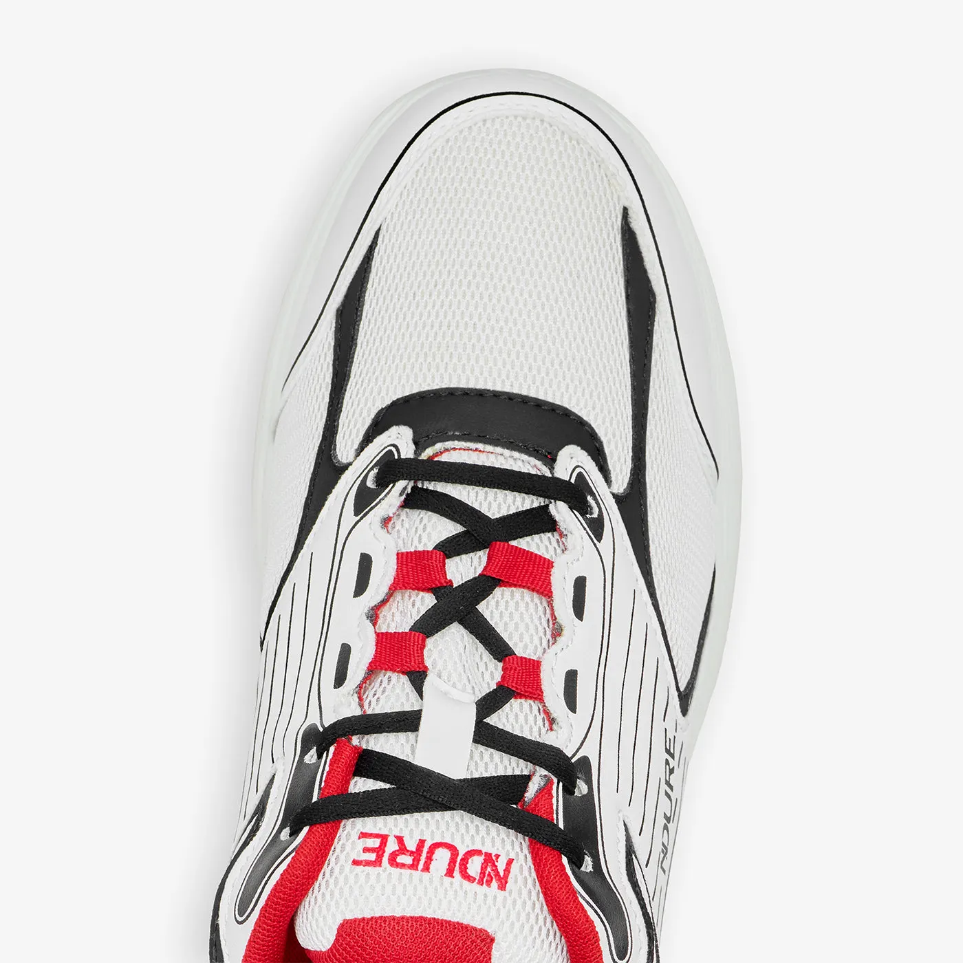 Men??s Retro Sneakers Reinforced Lace Holes Knit Fabric