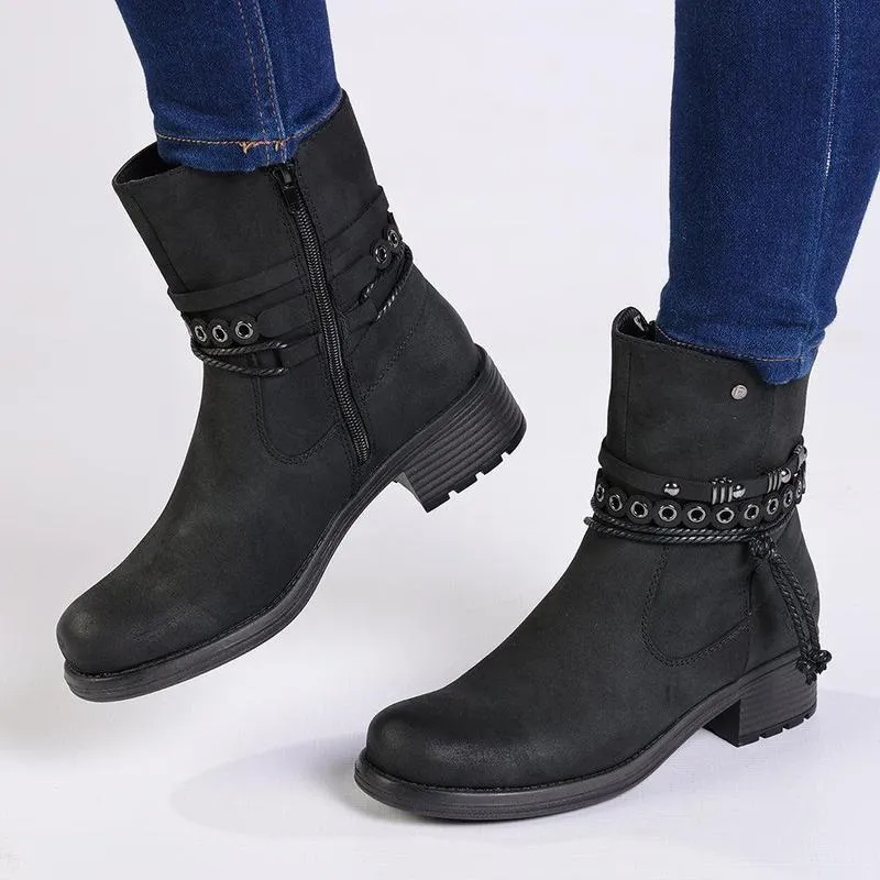 Motor Edge Pierre Cardin Cassie Boot - Black