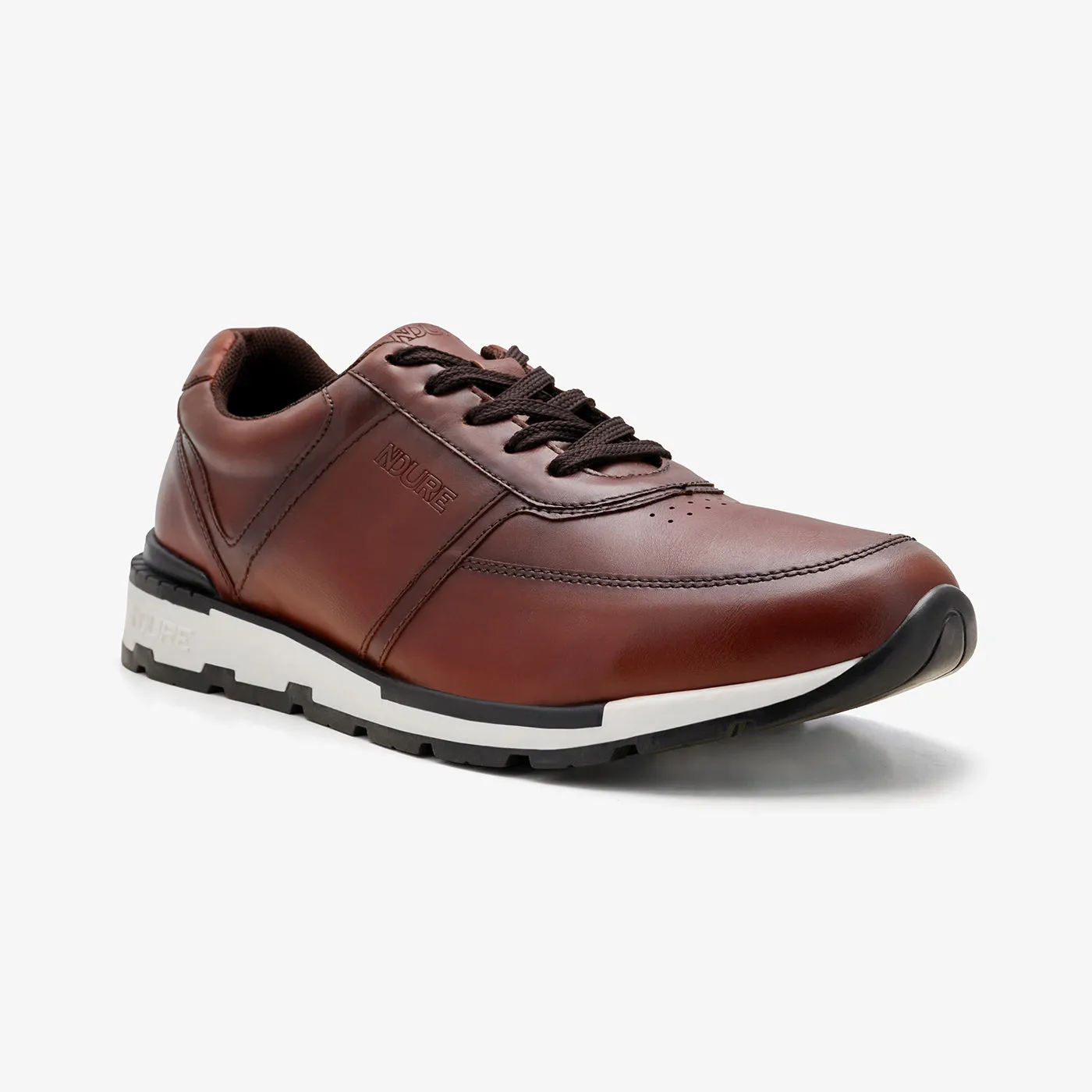 StainResistant Men's Contrast Sole Shoes