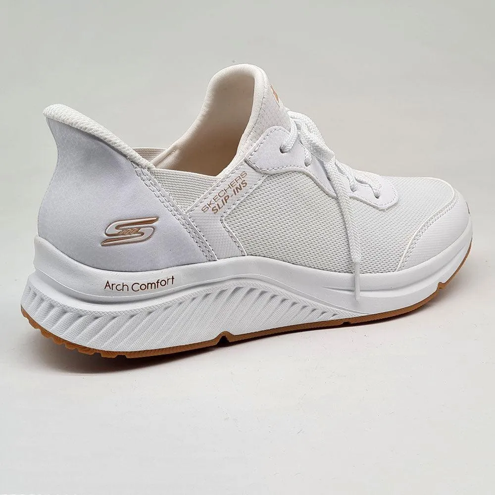 Skechers Bobs Arch Comfort B Sweet Sneaker - White Walking Sneakers
