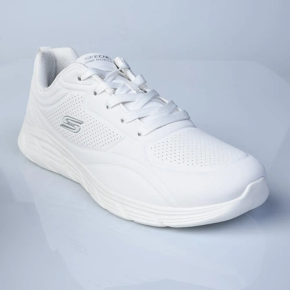 Sport Aesthetic Skechers Bobs Flex LO Lace Sneaker - White