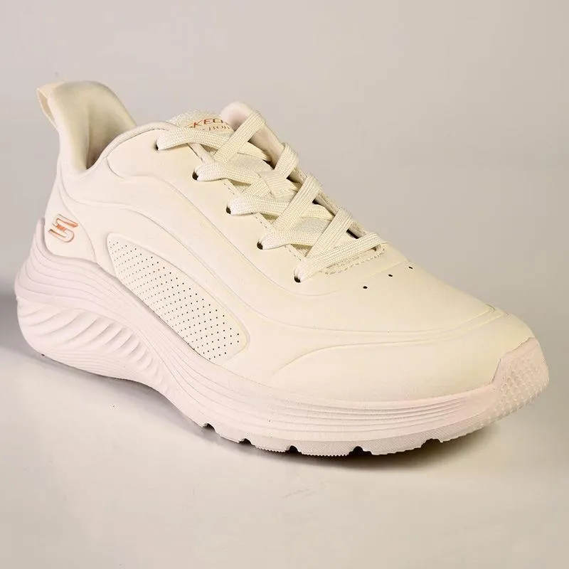 Max Agility Glam fit Skechers Bobs Squad Waves Sports Sneaker - White