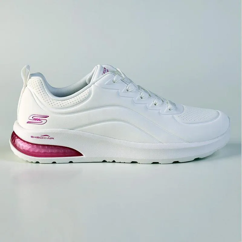 Day Long Wear Flex Grip Skechers Bobs Vision Arts Sports Sneaker - White