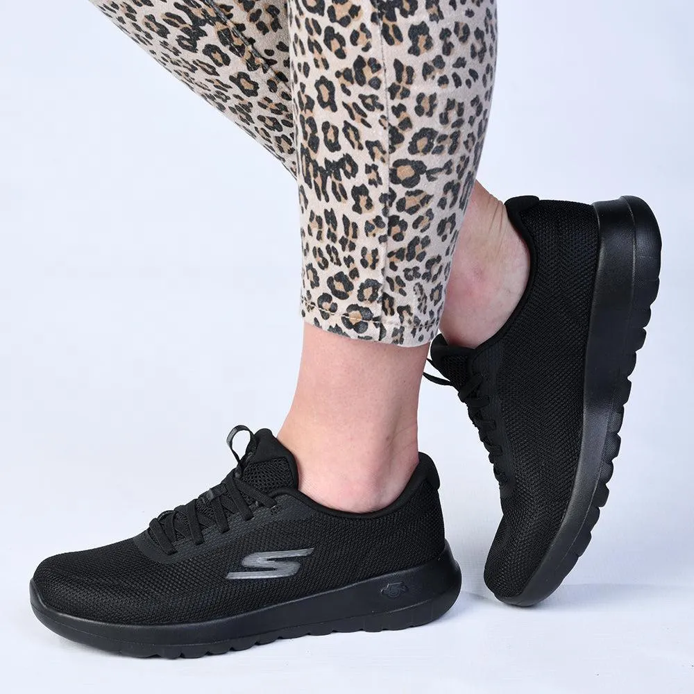 Reinforced Lace Holes Dynamic Flex Zones Skechers Go Walk Bunger Sneaker - Black