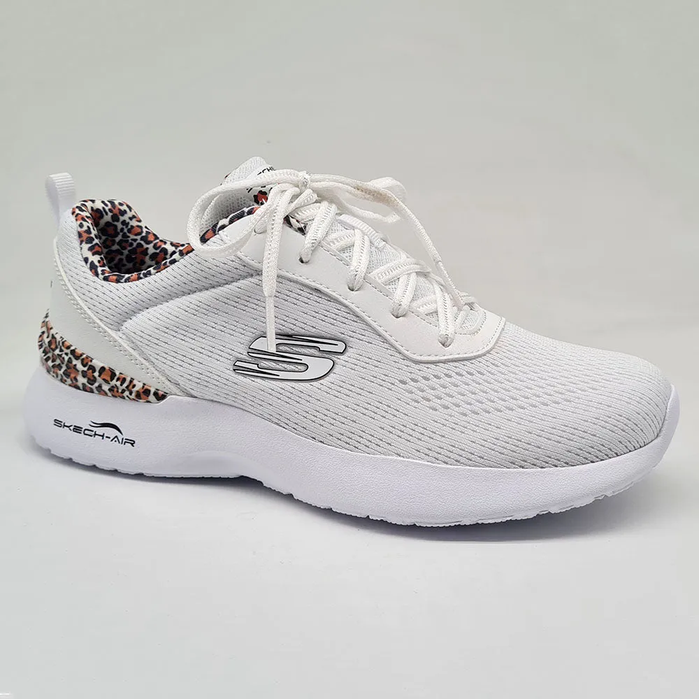 Skechers Skech-Air Dynamight-Wild Lead Sneaker - White Traction Enhanced Pattern Stable Motion