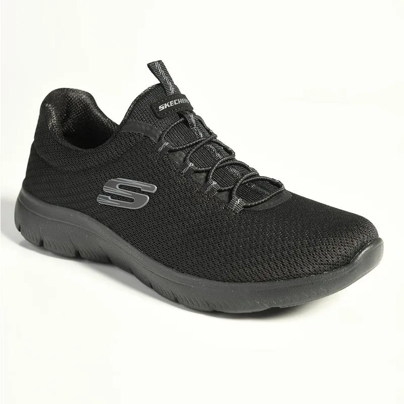 Skechers Summits Sports Sneaker - Black Black Durable Style