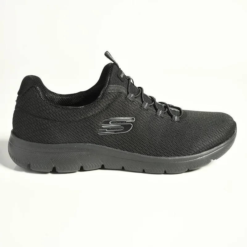 Skechers Summits Sports Sneaker - Black Black Impact Softness