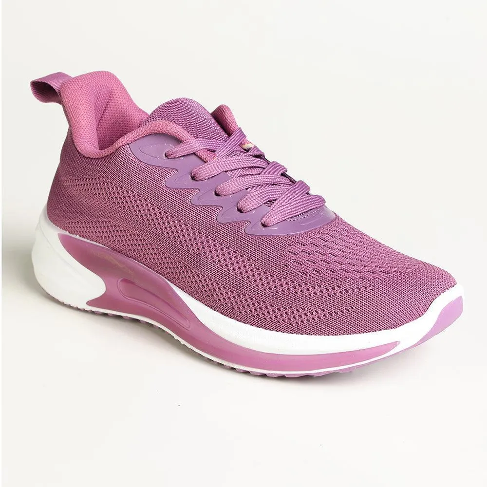 Vegan Friendly Construction Madison Chick 1 Chunky Fly Knit Sneaker  - Pink