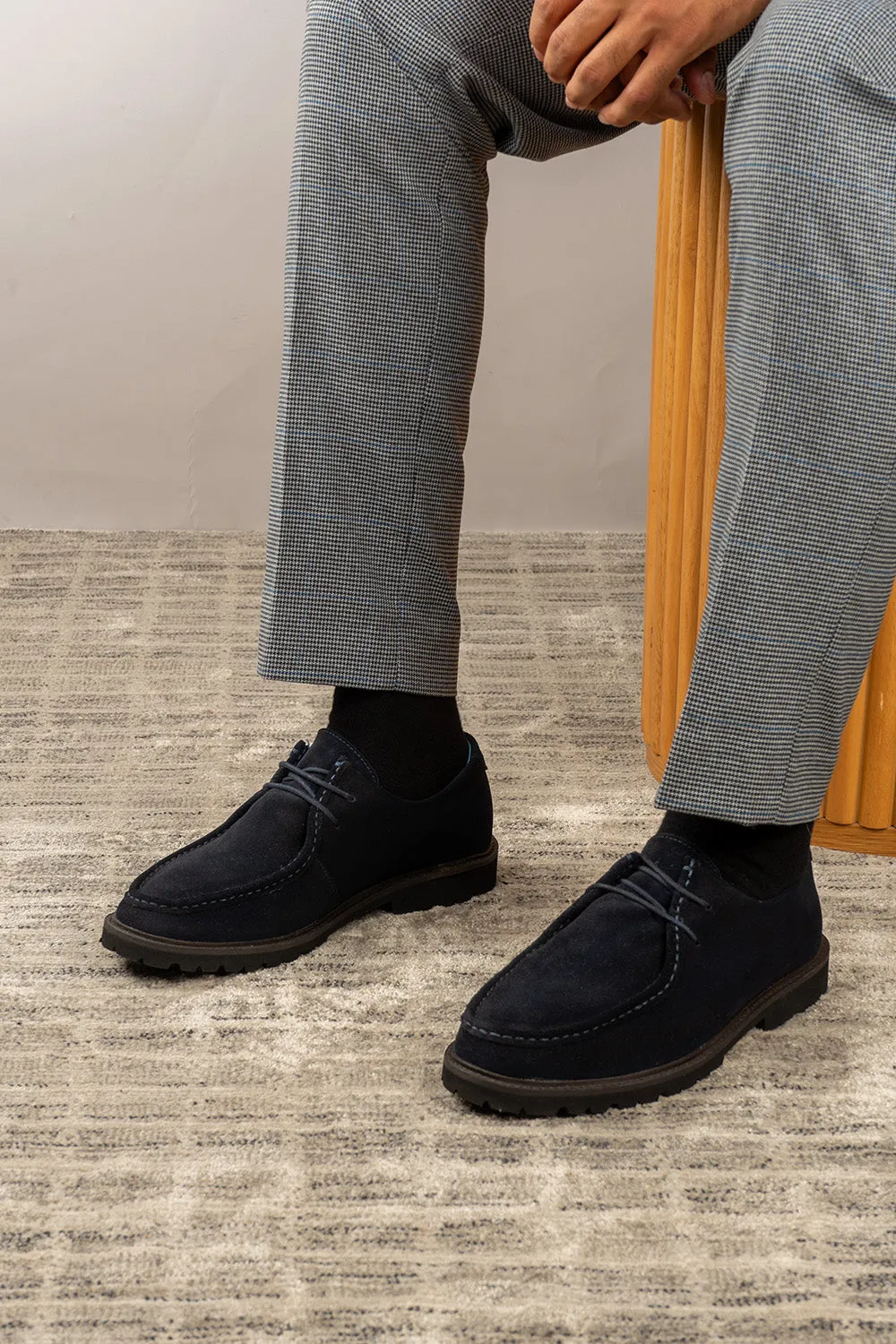 Gentle Step Joshua Suede Navy