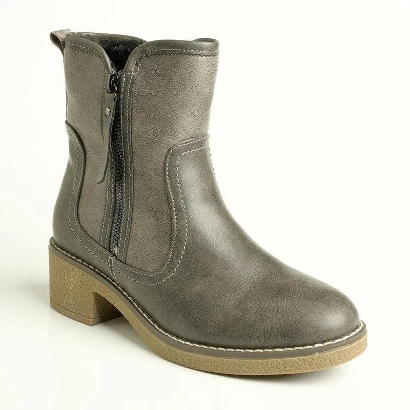 Mud Defense Soft Style by Hush Puppies Bosley Ankle Boot - Grey