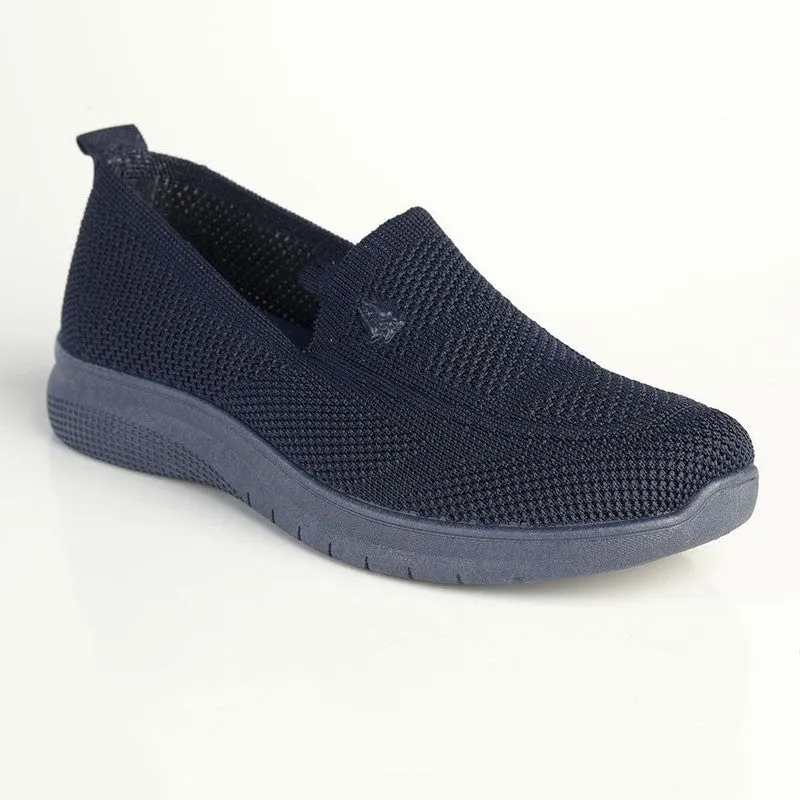 temperature regulation Soft Style By Hush Puppies Rimba Knit Loafer  - Navy
