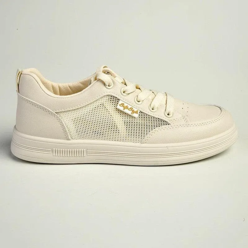 Slim flair Soft Style by Hush Puppies Tavita Sneaker - Beige