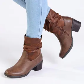 Soft Style by Hush Puppies Willow Ankle Boot - Taupe Quick Drying Rough Trail Hiker Heavy Duty Support