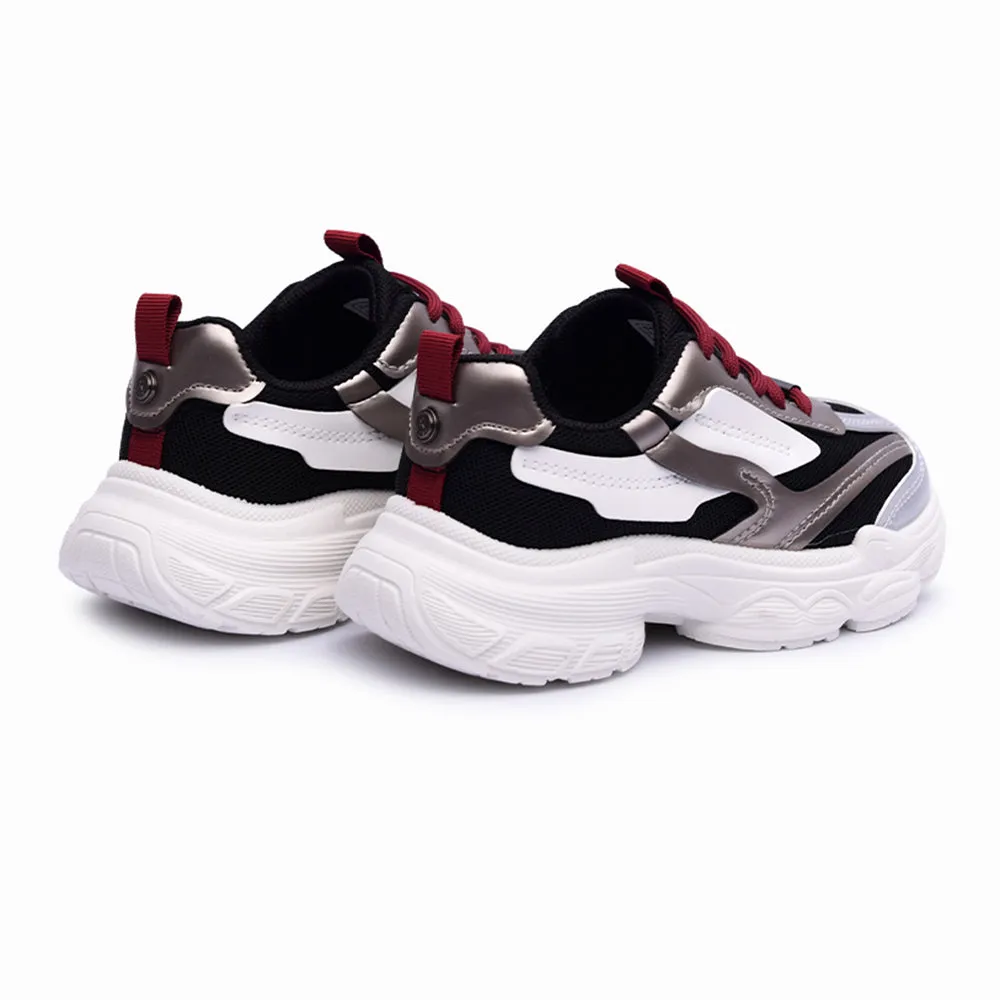 All-Day Durability Soviet K Hilton Kids Sneaker - Black/Silver/Pewter