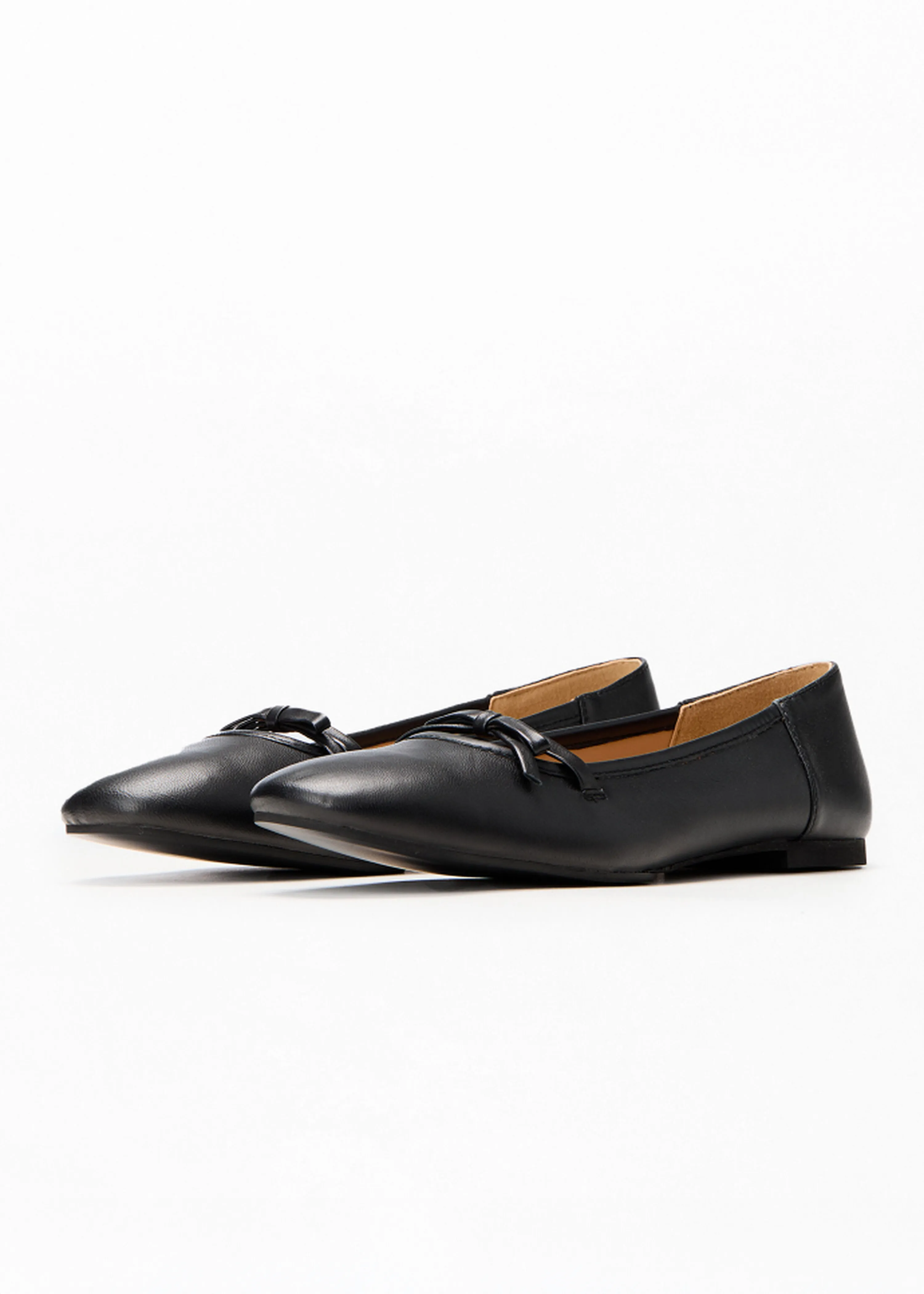 Stretchy Missy Ballet Flat - Black