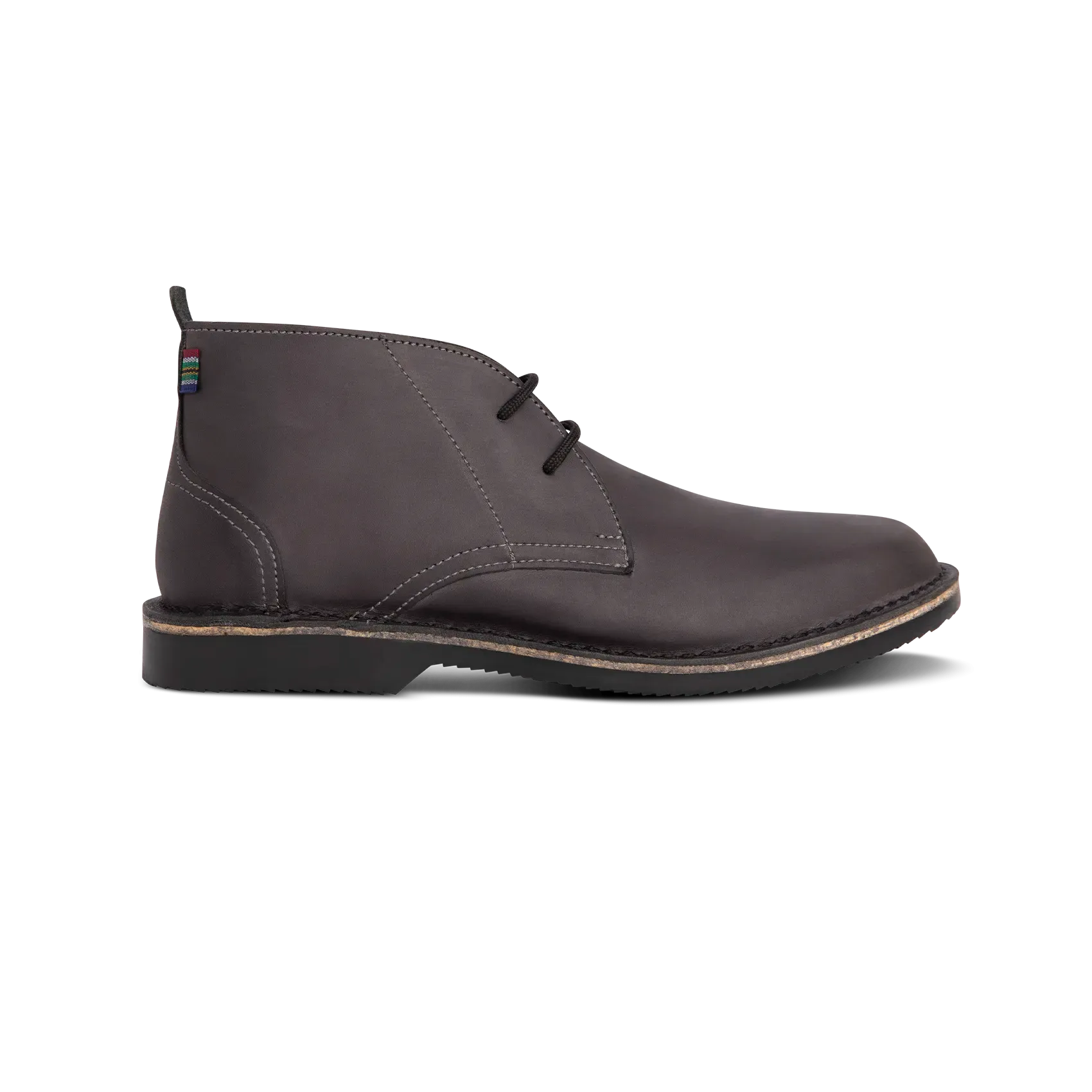 Veldskoen Chukka (Charcoal Sole) Flexible Frame Night Travel