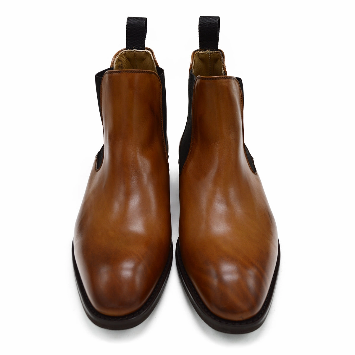 Comfortable Experience FACTORY SECOND Berwick 1707 Chelsea Boot (475)- Vegano Tan