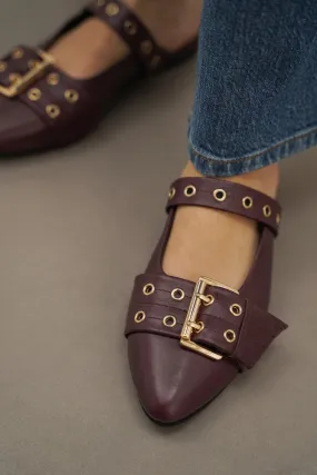 most affordable Boosted style STATEMENT LEATHER MULES