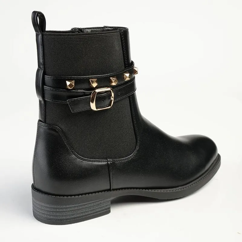 All-Purpose Footwear gift pick Madison Jenny Lynn Gusset Studded Ankle Boot - Black