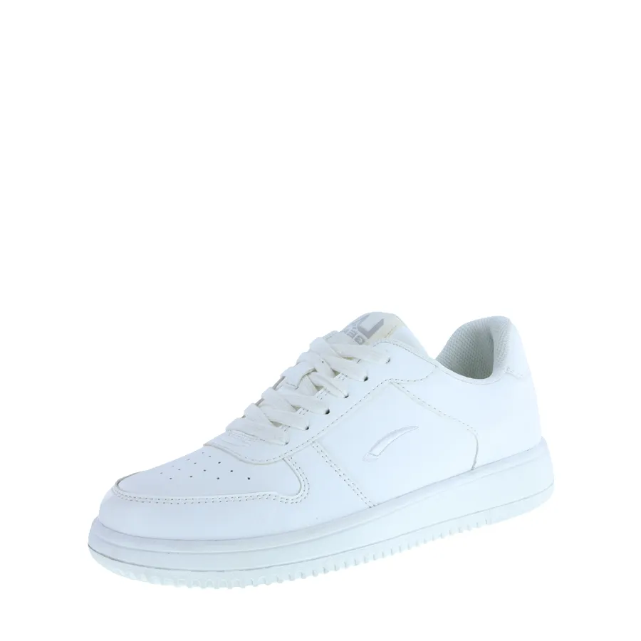 perforated Recycled Material Components Payless LA Gear Women's Dash Court Sneaker
