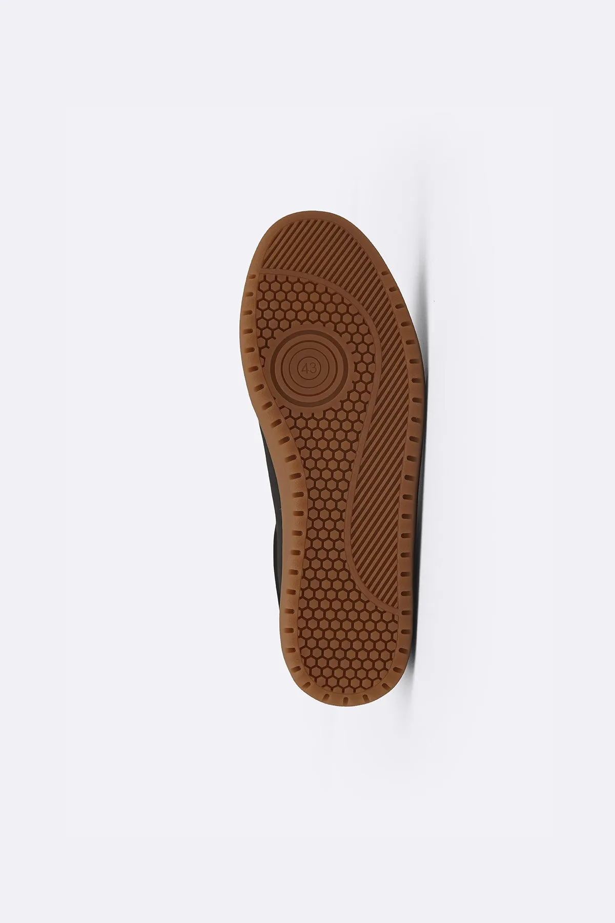 Durable flexibility STREETWEAR LOW-TOP LEATHER SNEAKERS